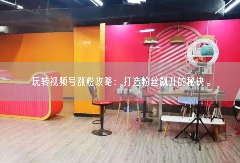 玩转视频号涨粉攻略：打造粉丝飙升的秘诀。