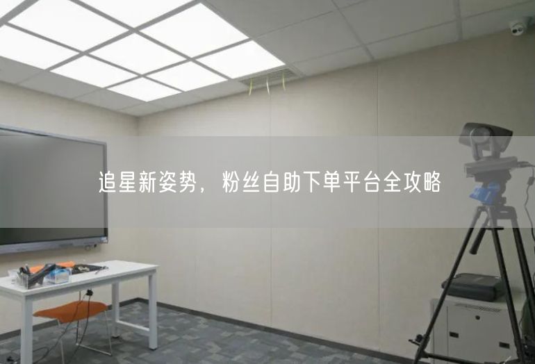 追星新姿势，粉丝自助下单平台全攻略